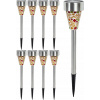 Solárne svietidlá - 8PCS SOLÁRNA ZÁHRADNÁ SVIETIDLO LED ČERVENÉ MOZAICKÉ SADY (Solárne svietidlá - 8PCS SOLÁRNA ZÁHRADNÁ SVIETIDLO LED ČERVENÉ MOZAICKÉ SADY)