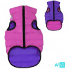 AiryVest bunda pre psov ružová/fialová S 30