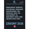 Zákony 2026 II. časť A (obchodné a občianske právo)