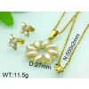 Dámsky set náhrdelník + náušnice Gold ny3303 chirurgická oceľ (Dámsky set náhrdelník + náušnice Gold ny3303 chirurgická oceľ)