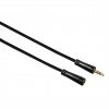 Hama predlžovací audio kábel jack 3,5 mm stereo, 5 m, pozlátený, 3* - HAMA 122322
