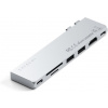Satechi Pro Hub Slim USB-C, Silver ST-HUCPHSS