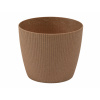 Nohel garden Obal na květník MAGNOLIA JUMPER ECO WOOD plastový d14x11cm