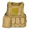 Taktická vesta AAV FSBE KAM-06 Guerilla Tactical Tan