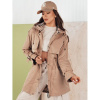 Béžová dámska parka na jar, ty4283-XXL XXL