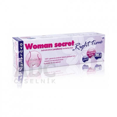 Woman Secret Right Time ovulačný test 20 ks