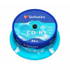 CD-R disk, 700 MB, 52x, 25 ks, cake box, VERBATIM 