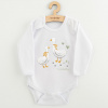 Detské body s potlačou New Baby Husičky 62 (3-6m)