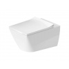 Duravit Viu Závesné WC, Rimless, WonderGliss, biela 25110900001