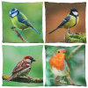 Polštář OUTDOOR Bird, 49x49cm, (balení obsahuje 4 kusy!)|Esschert Design