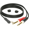 Klotz AY5A0200 2 m Y adaptérový kábel
