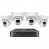 iGET HOMEGUARD HGNVK84804 - kamerový PoE set 2K NVR 8CH + 4x venkovní kamera se zvukem (HGNVK84804)