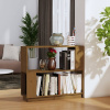 Knižnica/deliaca stena hnedá 80x25x70 cm masívna borovica-ForU-814052