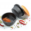 Železný kuchynský mažiar na KORENIE s vekom Zassenhaus, ťažký 1,5 kg