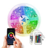 Solight Wifi Smart LED svetelný pás, RGB, 5m, sada s adaptérom a dialkovým ovladačom WM57