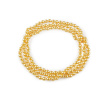 Stoklasa Perlový náhrdelník dlouhý, retro - 13 (Ø8 mm) zlatá