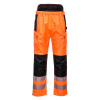 PORTWEST Kalhoty PW342 Hi-Vis Extreme, reflexní POR-PW342OBRL L Oranžová/černá