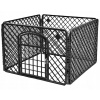 Ohrada pre psa 90x90x60 cm čierna
