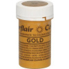 Sugarflair Gélová farba perleťová Gold 5032 torta 25 g