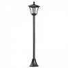 Goleto Záhradná solárna lampa 160 cm | čierna