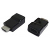 Kab. redukcia HDMI na VGA, M/F, čierna