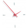 Designové nástěnné hodiny Nomon Tacon 4L red 100cm
