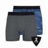 Pánske technické boxerky Kilpi 2 pack Nett-U Dark grey/blue S