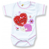 BABY´S WEAR Detské body, krátky rukáv- Mummy, biele veľkosť: 98 (24-36m)
