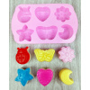 Silikónová forma na výrobu mydla – malé tvary