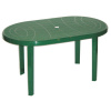 Zelený záhradný plastový stôl Jantar 135 x 80 cm OŁER