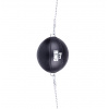 RING SPORT reflexní míč, speedbag pravá kůže černý