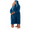 Pánský župan s kapucí Tampa duo 3959 6430 petrolejový vel.XL - Vestis