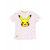 Pokémon - Pikachu Striped Women's T-shirt Velikost: 2XL, Barva: Pink