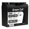 Green Cell AGM Baterie 12V 17Ah (Perfektní pro vyrovnávací a cyklický provoz - baterie se používá mj. v napájecích zdrojích UPS, elektrických hračkách, poplašných systémech, monitorovacích a přenosnýc
