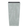 Plastový kvetináč s vložkou Urbi Square Beton Effect Gray 29,5 x 29,5 x 55 cm PROSPERPLAST