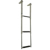 METALFORM S.R.L. METALFORM Nerezový teleskopický rebrík - 3 schodíky čierny