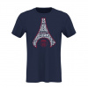 Fan-shop Dětské tričko PSG Eiffel Messi modré velikost: 4 roky