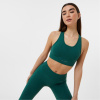 USA Pro Seamless Crop Sports Bra Forest Green 6 (34)