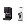 Gaggia New Classic EVO, black + Eureka Helios 75, grey