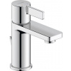 Duravit D-Neo - Umývadlová páková batéria s odtokovou súpravou, veľkosť S, chróm DE1010001010