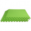 Colored Puzzle fitness podložka zelená balenie 4 ks - 4 ks