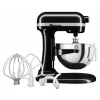 KitchenAid robot Heavy Duty 5KSM55SXXEOB černá + Akční set KitchenAid balíček s příslušenstvím 5KSMMGA + 5KSMVSA