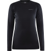 Dámské termo triko CRAFT Core Warm Baselayer Ls černá Velikost: L