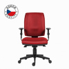 Powerton Kancelárske ergonomické kreslo Hana, Červené (Ergonomické kreslo Powerton HANA červené)