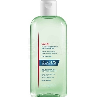 Ducray Sabal Šampón regulujúci tvorbu mazu 200 ml šampón