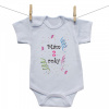 Boodyy Body s krátkym rukávom Mám 2 roky - Dievča 80 (9-12 mesiacov)
