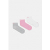 Ponožky Puma QUARTER PLAIN 3-pak 938589.D ružová 35/38