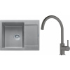 Set Franke G275ŠK (dřez MRG 611-62 Šedý kámen + baterie FC 6018.084 LINA Šedý kámen) 114.0700.793