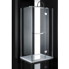 AQUATEK CRYSTAL R13 100 x 80cm sprchový kút obdĺžnikový, profil chróm, sklo číre, CRYSTALR13CH100X8062