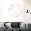 drevo zivota Drevený strom na stenu NIAMH Farebný vzor: Biela, Rozmery (cm): 95